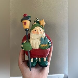 Hand Painted Santa Figurine